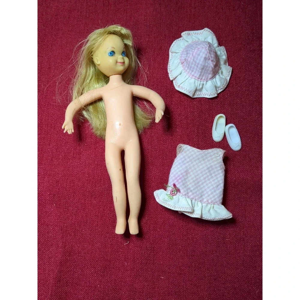 Vintage Mattel #3550 Tutti Doll – Original Romper, Hat, & Shoes‎